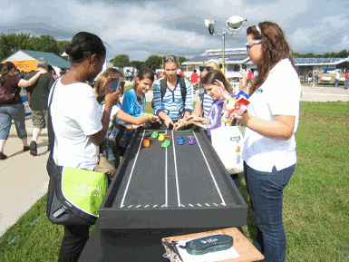 Student racing solar cars