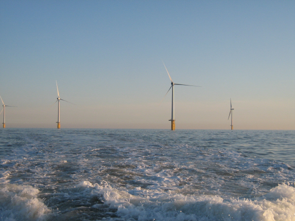 Wind Turbines at sea